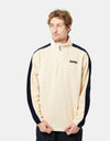 Method Fast Times 1/4 Zip Fleece  - Oat/Navy