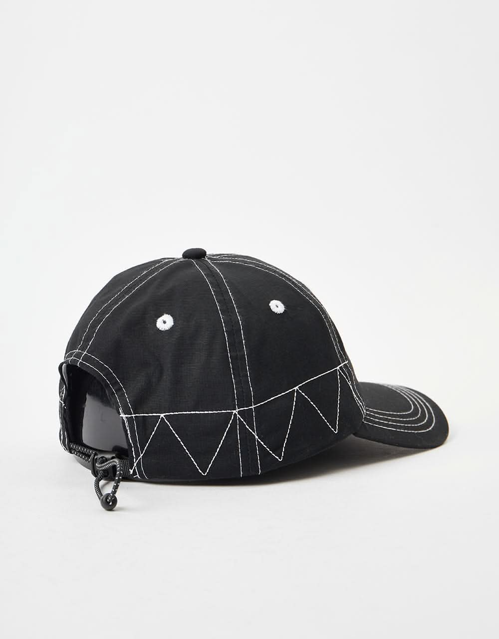 Butter Goods Terrain Contrast 6 Panel Cap - Black