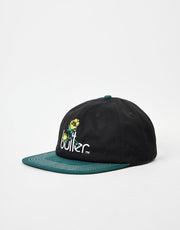 Butter Goods Windflowers 6 Panel Cap -  Black/Sage