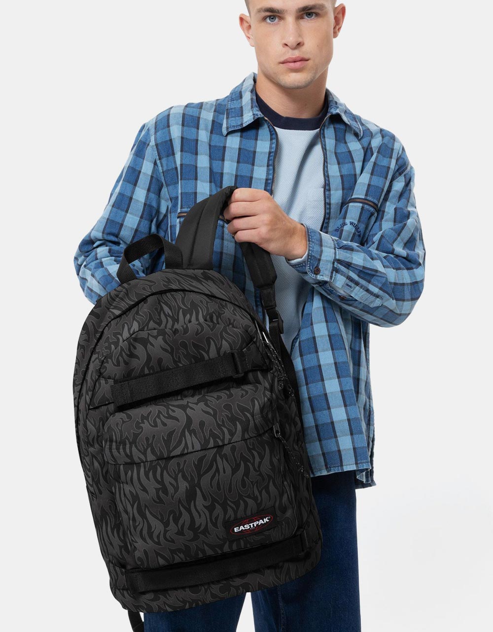 Mochila Eastpak acolchada Pak'R - Skate Flames