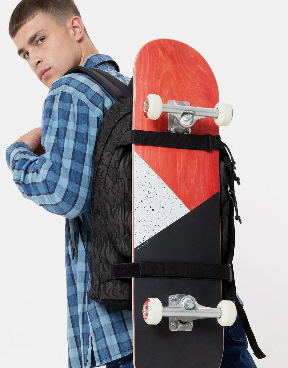 Mochila Eastpak acolchada Pak'R - Skate Flames