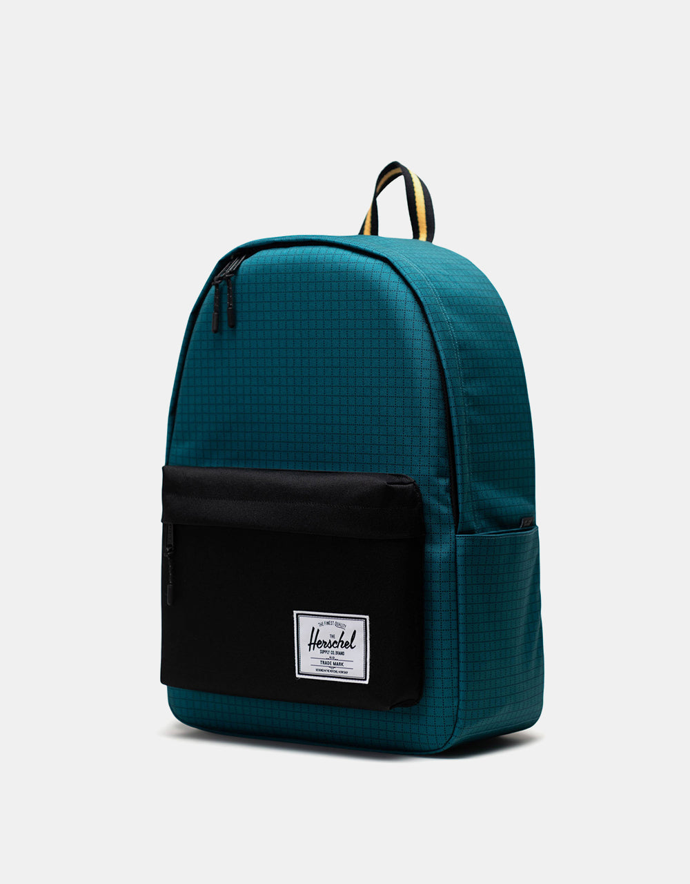 Zaino Herschel Supply Co. Classic X-Large - Harbour Blue Grid/Nero/Ambra Giallo