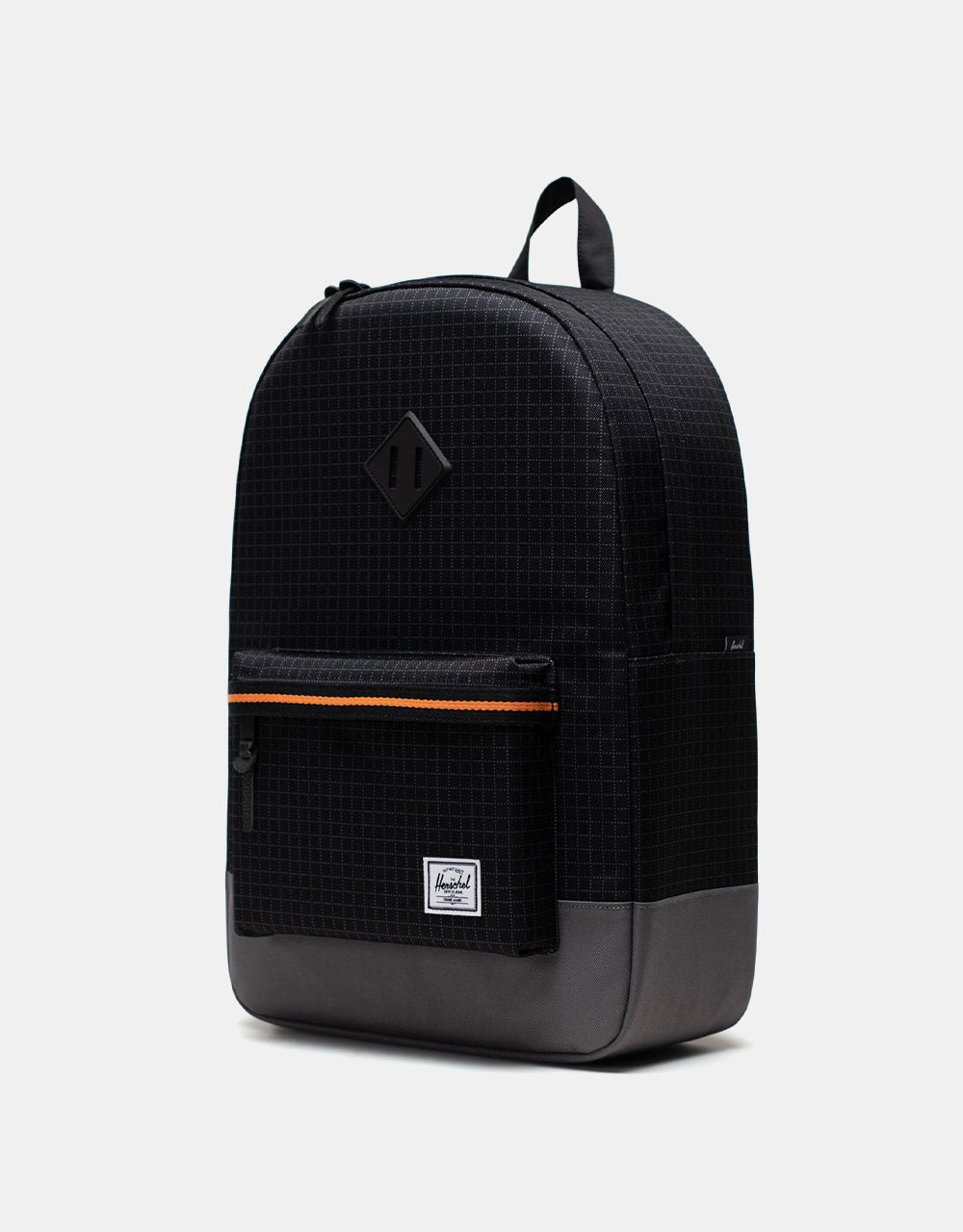 Sac à dos Herschel Supply Co. Heritage - Grille noire/Gargouille/Orange soleil