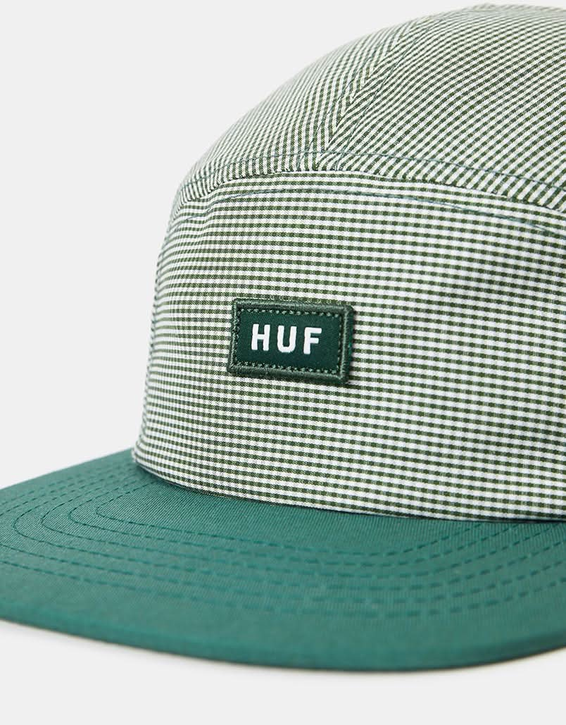 HUF Micro Gingham Box Logo Volley Cap - Clover