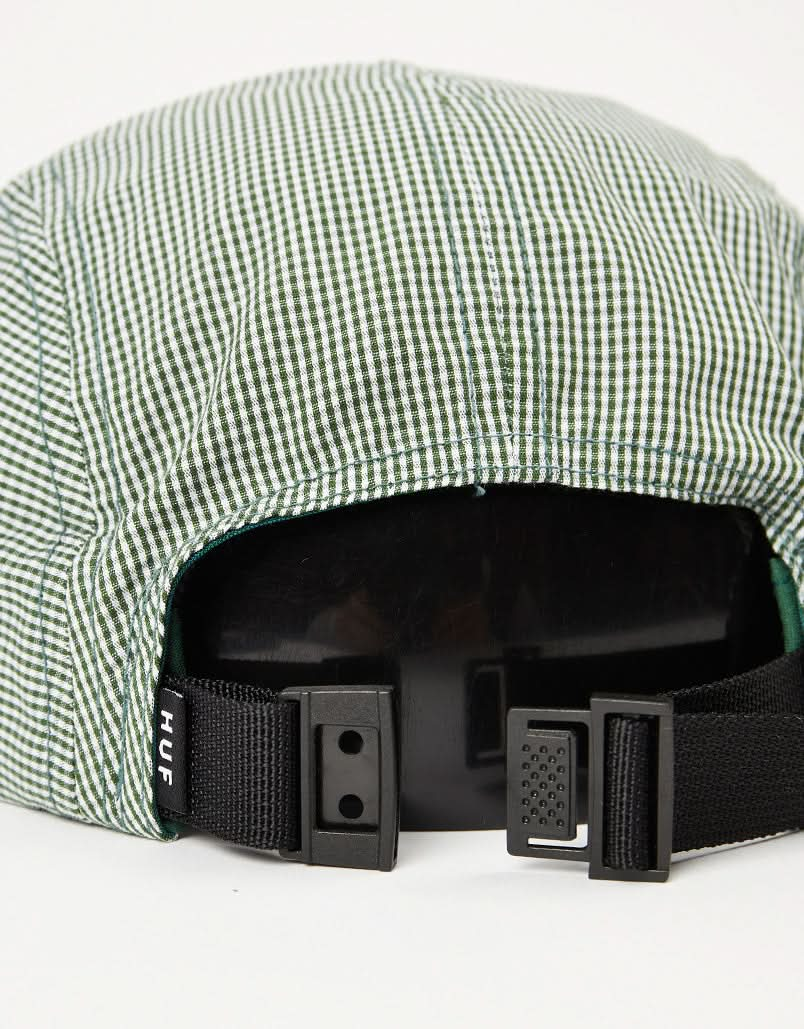 HUF Micro Gingham Box Logo Volley Cap - Clover