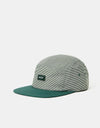 HUF Micro Gingham Box Logo Volley Cap - Clover