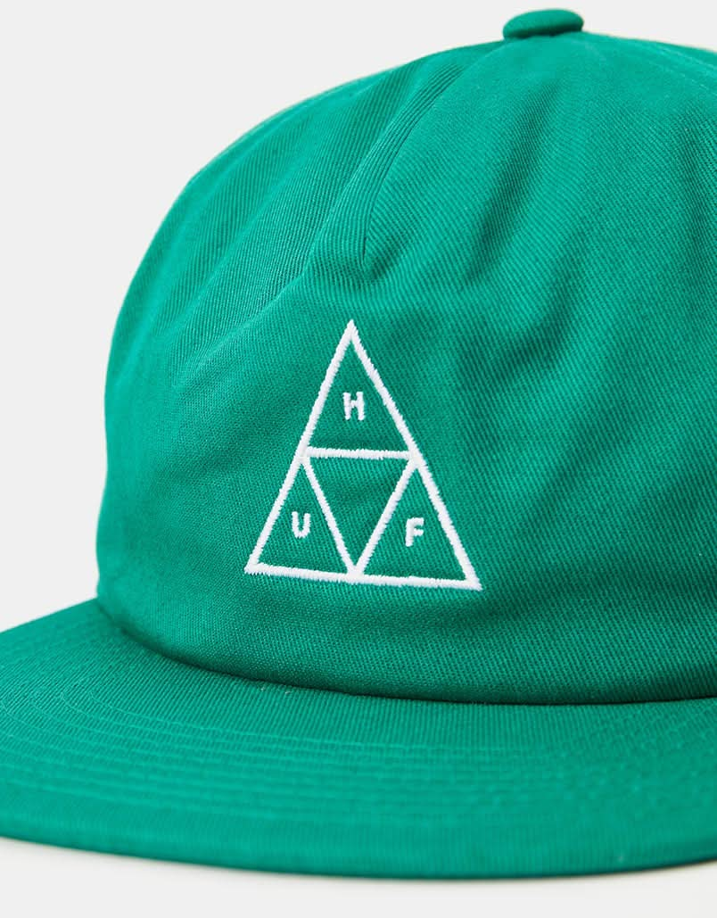 Cappellino snapback triplo triangolo HUF - Smeraldo