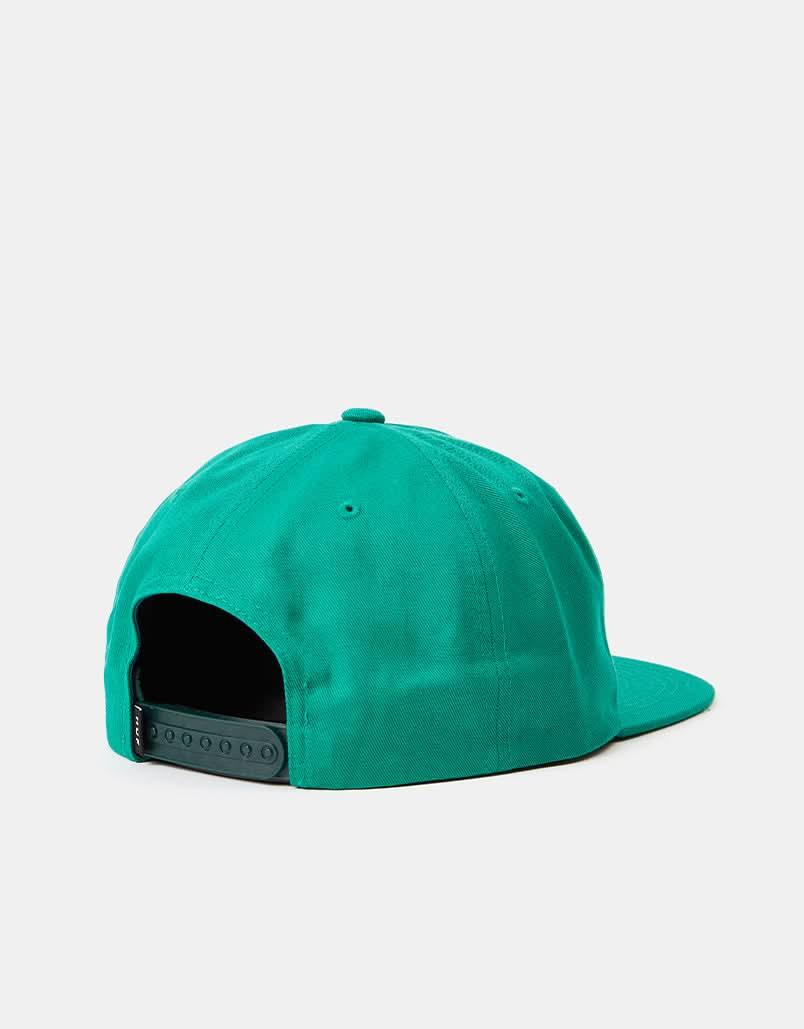 Cappellino snapback triplo triangolo HUF - Smeraldo