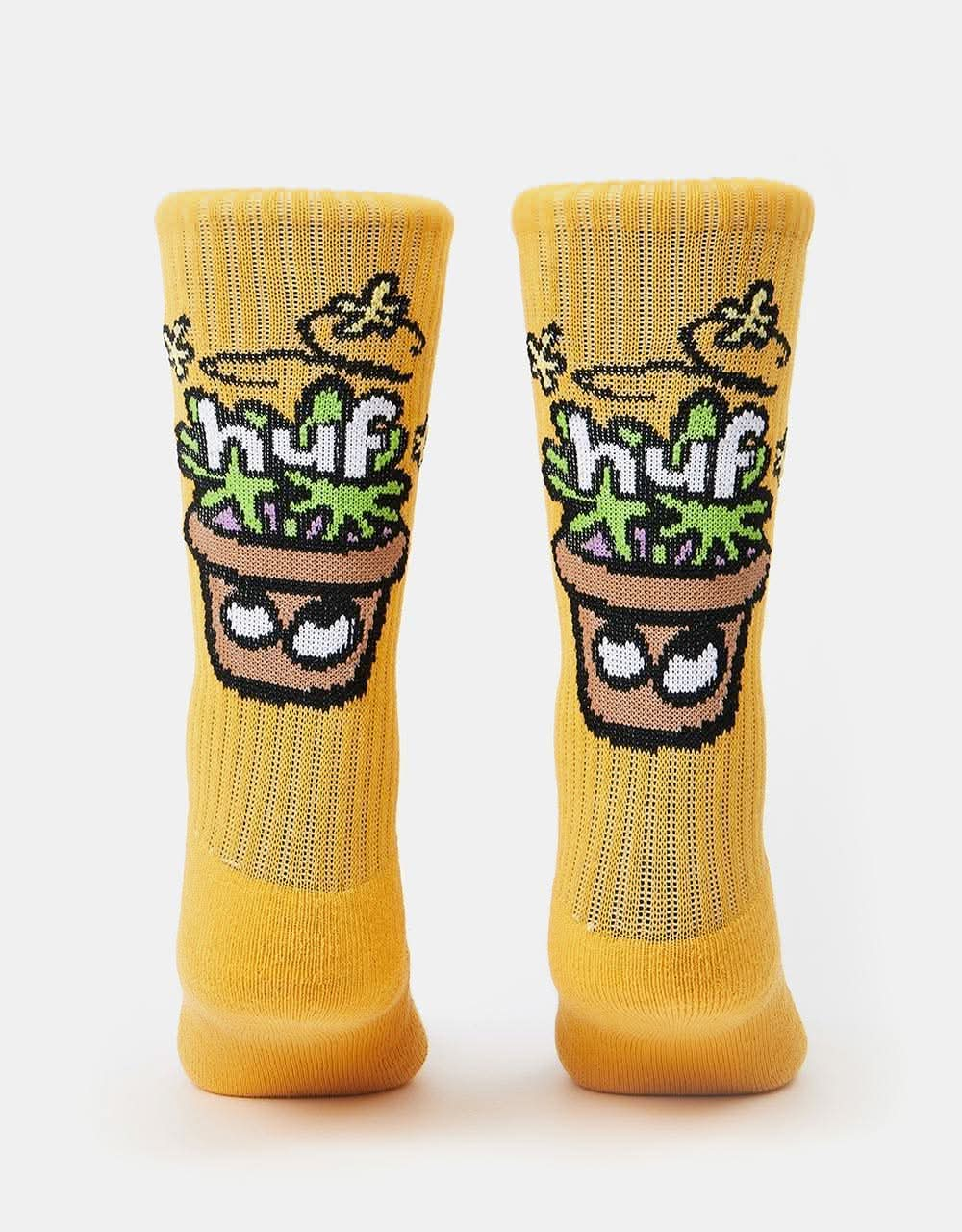 HUF Pot Head Crew Sock - Gold