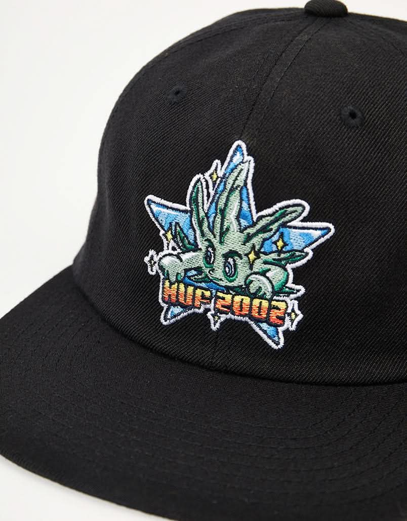 HUF Super Kawaii Bud Boy 6 Panel Cap -Black