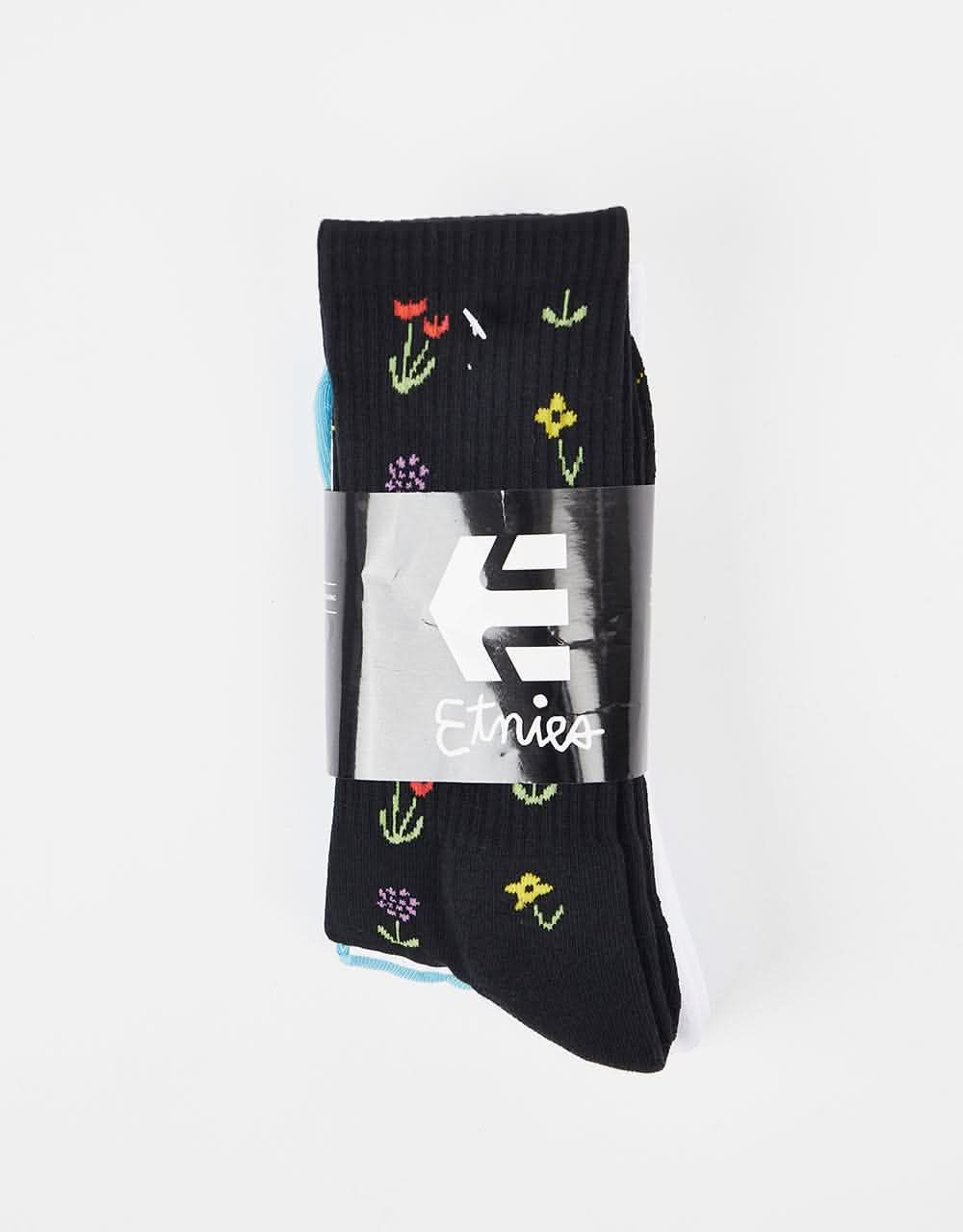 Etnies Sheep 3-Pack Crew Socks - Assorted