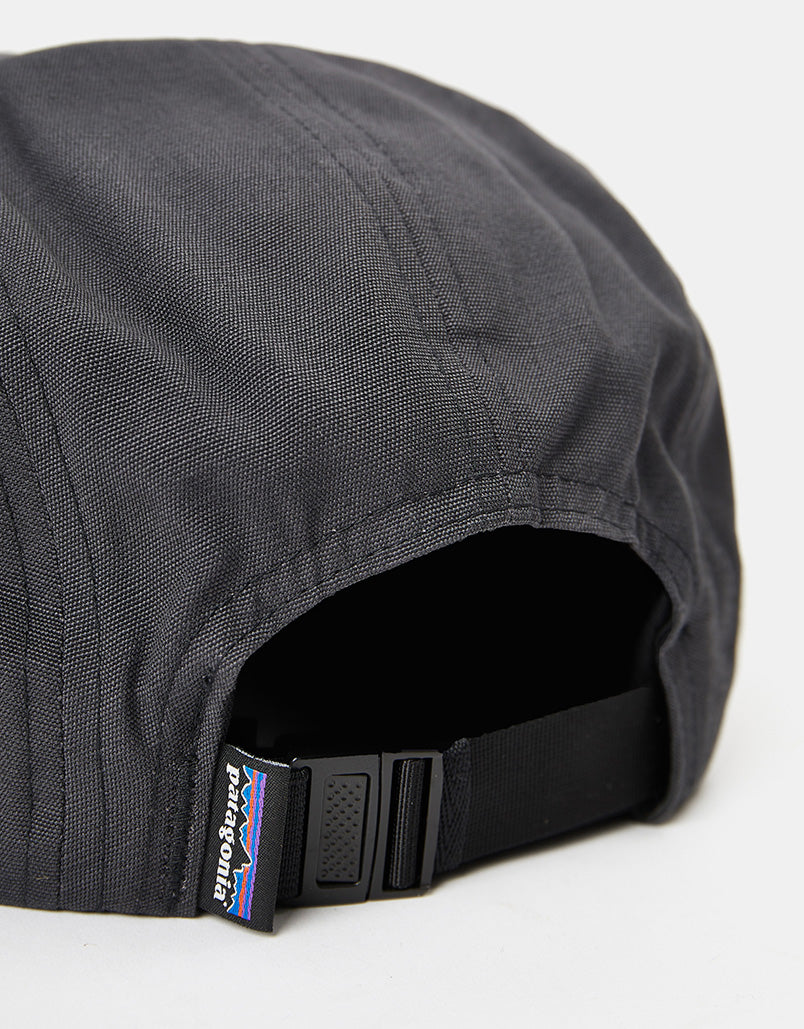 Patagonia Maclure 5 Panel Cap - P-6 Label: Ink Black