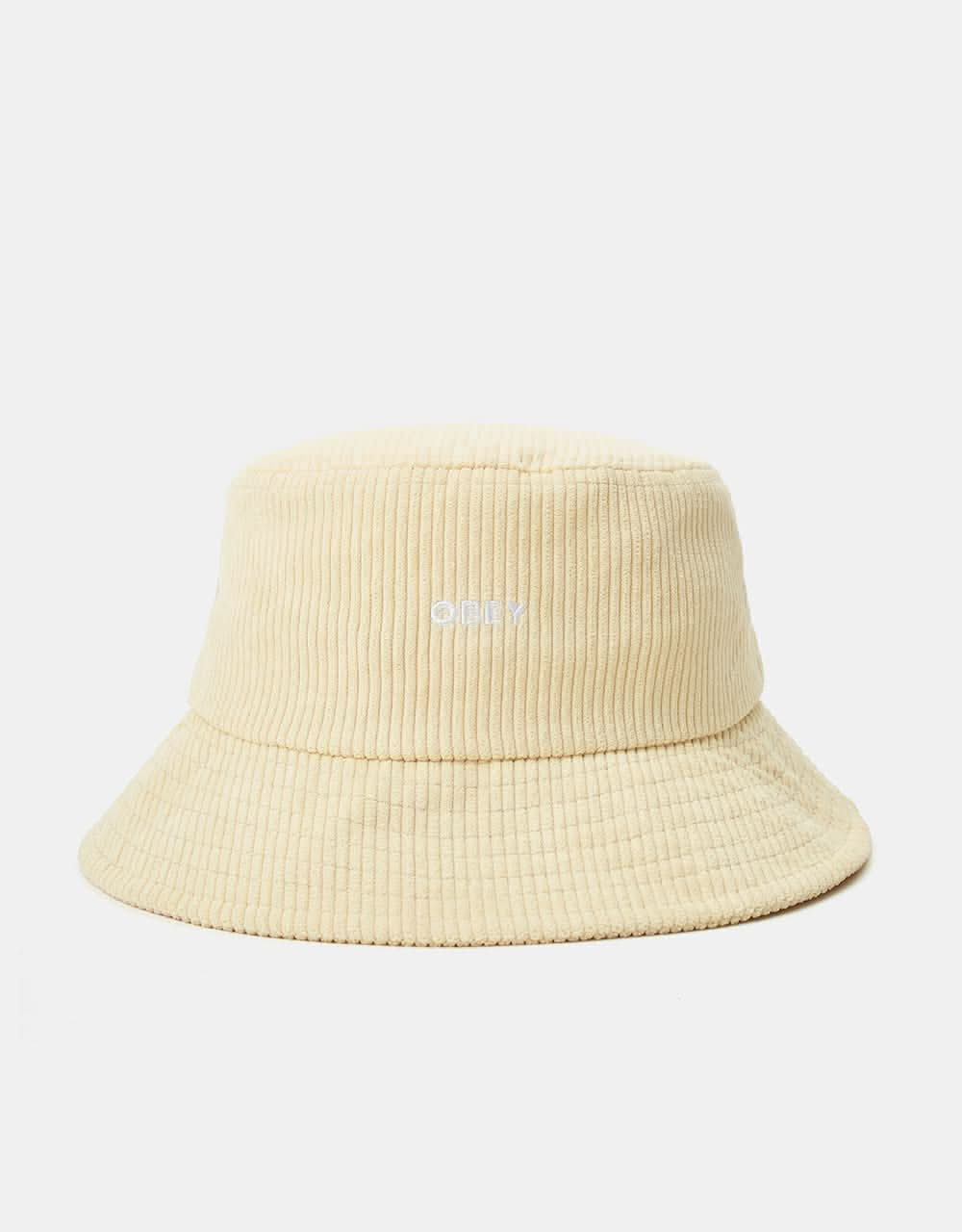 Obey Bold Cord Bucket Hat - Off White