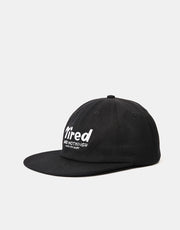 Gorra Tired Nothingth de 6 paneles - Negro