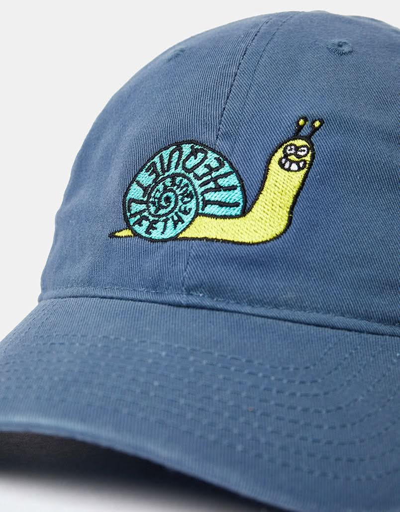 The Quiet Life Snail Dad Cap - Slate