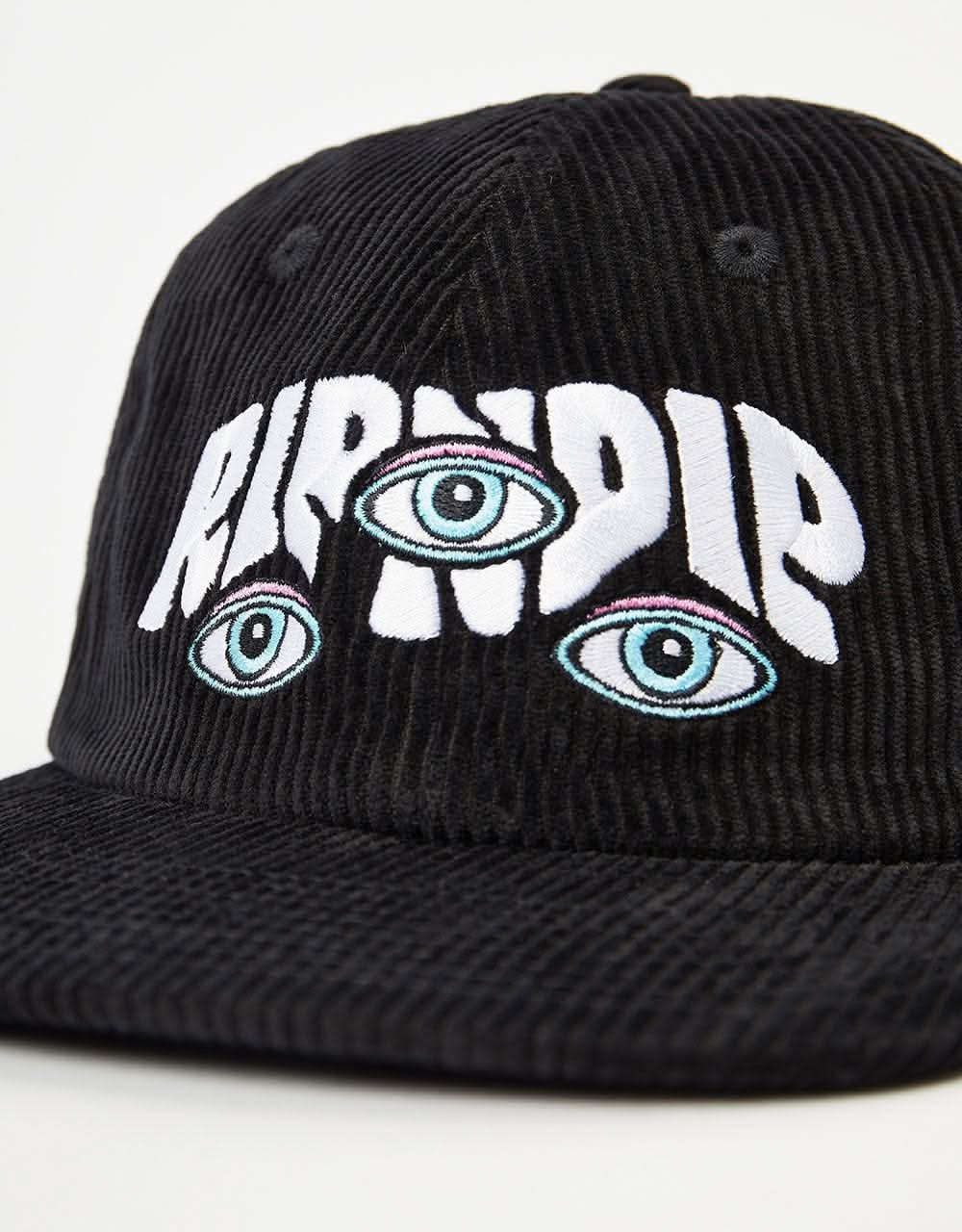 RIPNDIP Tears To Heaven 6 Panel Cap - Black