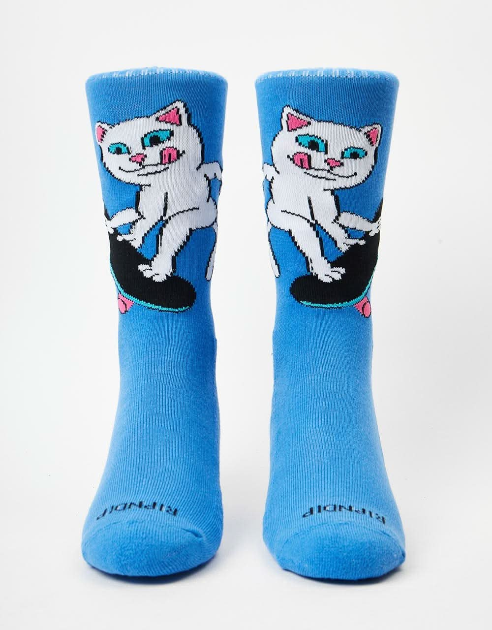 RIPNDIP Skater Nerm Socks - Slate Blue