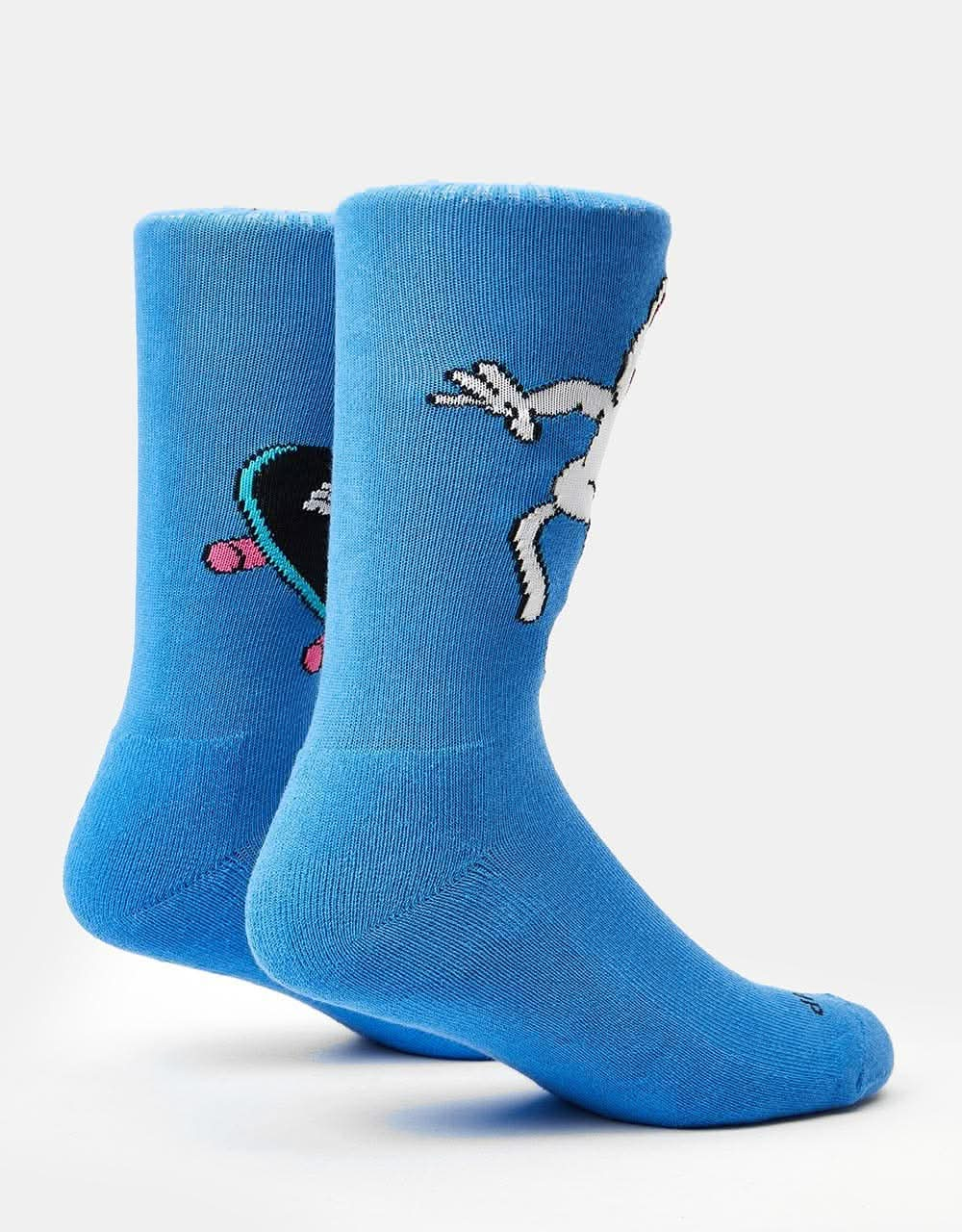 RIPNDIP Skater Nerm Socks - Slate Blue