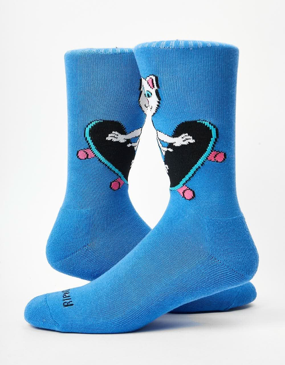 RIPNDIP Skater Nerm Socks - Slate Blue