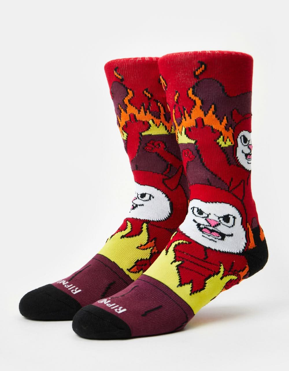 RIPNDIP Heaven On Earth Socks - Red