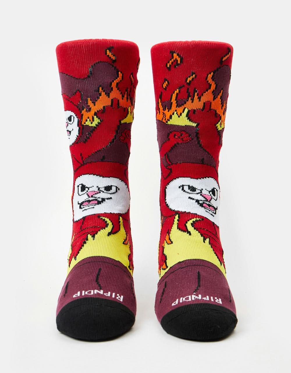 RIPNDIP Heaven On Earth Socks - Red