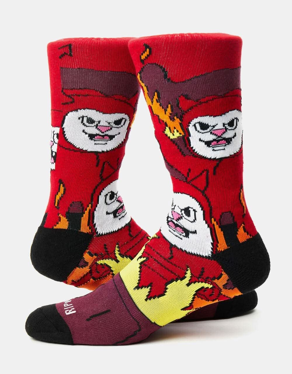 RIPNDIP Heaven On Earth Socks - Red