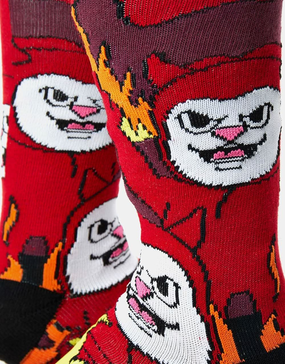 RIPNDIP Heaven On Earth Socks - Red