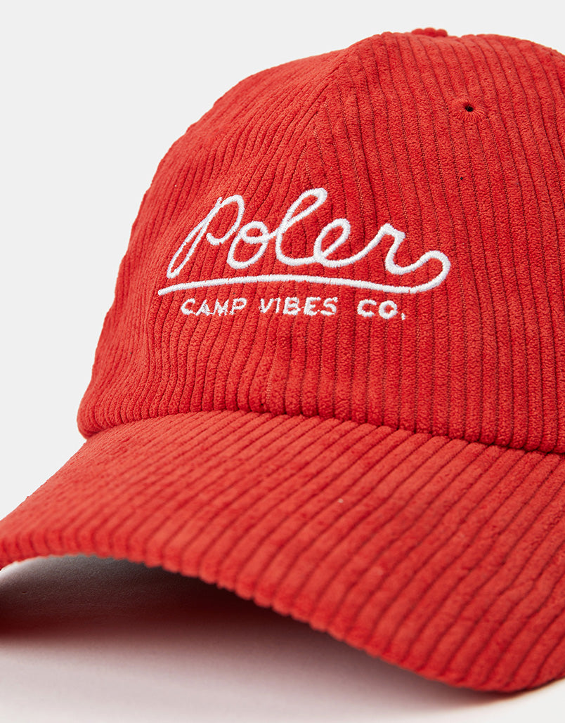 Casquette Dad Poler Cord - Rouge