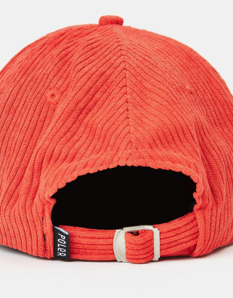 Poler Cord Dad Cap - Red