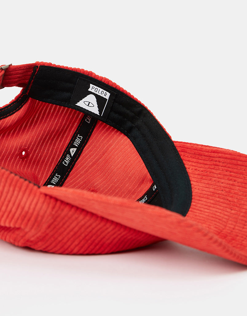 Poler Cord Dad Cap - Red