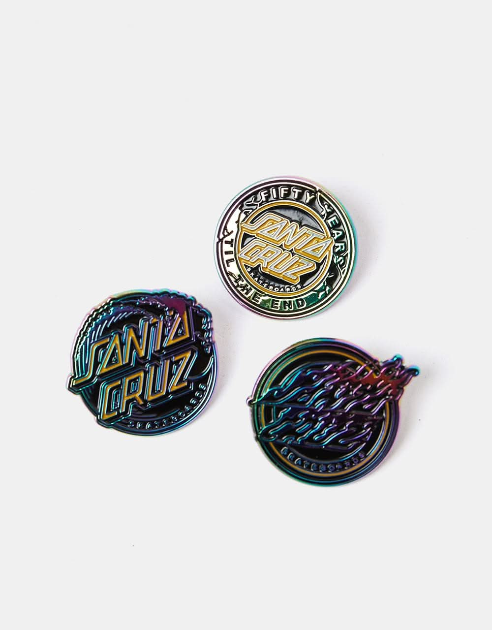 Santa Cruz 50th Anniversary Pin Set  - Multi