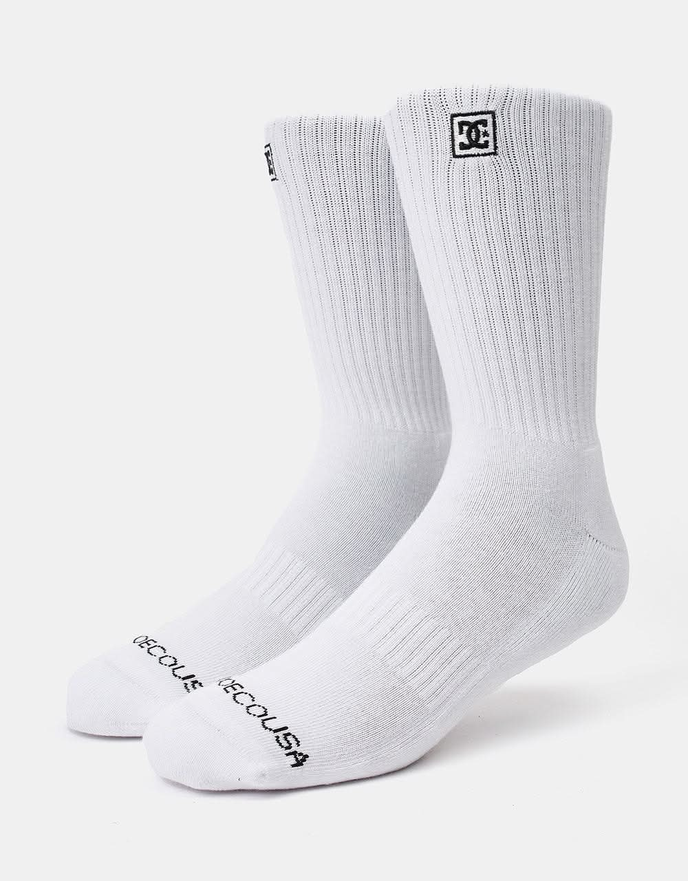 DC Shoe Co Crew 2 Pack Socks - White