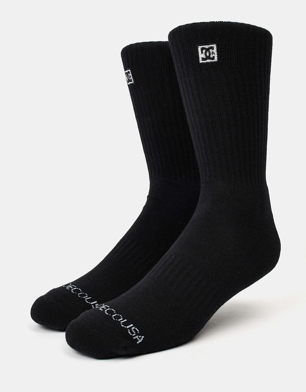 DC Shoe Co Crew 2 Pack Socks - White