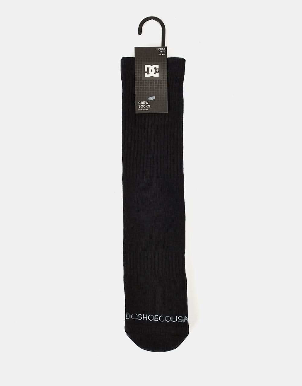 DC Shoe Co Crew 2 Pack Socks - White