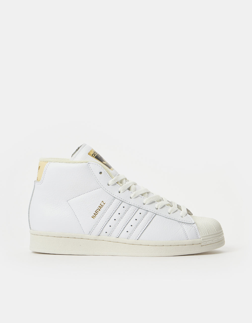 Chaussures de skate adidas x Sam Narvaez Pro Model ADV - Blanc/Blanc/Jaune facile