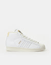 adidas x Sam Narvaez Pro Model ADV Skate Shoes - White/White/Easy Yellow