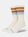 Stance Maliboo Crew Socks - Vintage White