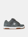 DC Stag Skate Shoes - Grey/Gum