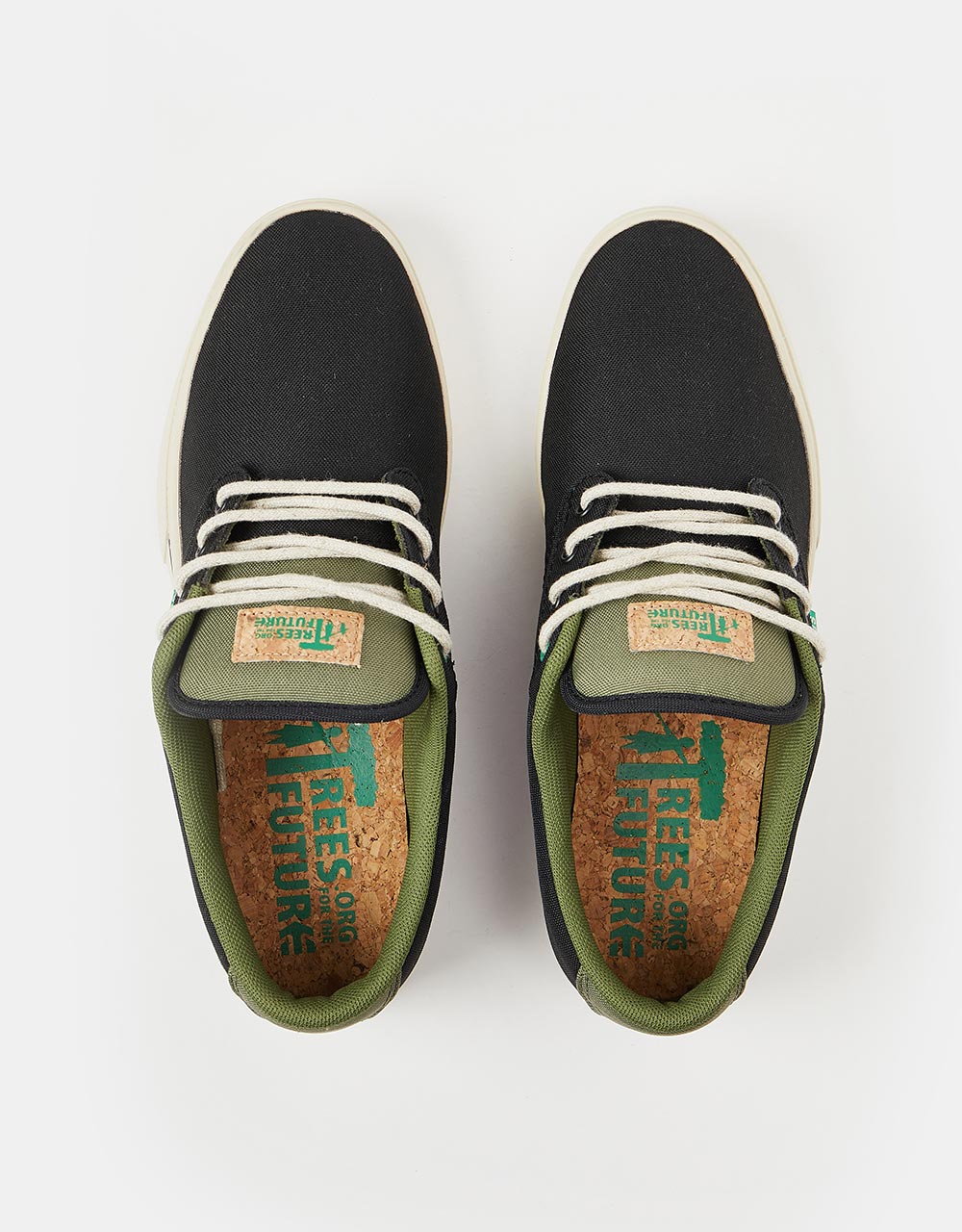 Etnies x TFTF Jameson 2 Eco Skate Shoes - Black/Olive