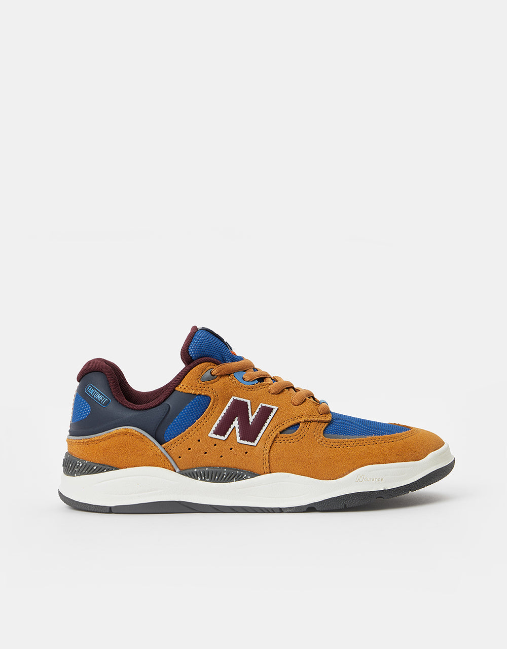 Chaussures de skate New Balance Numeric 1010 - Camel/Bourgogne