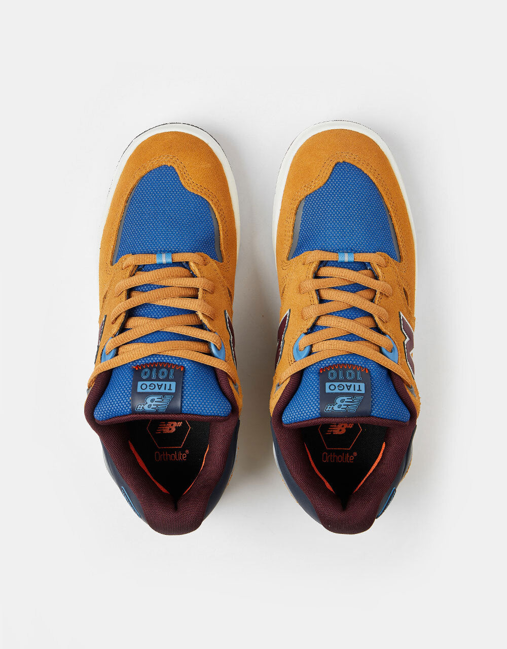 New Balance Numeric 1010 Skate Shoes - Camel/Burgundy