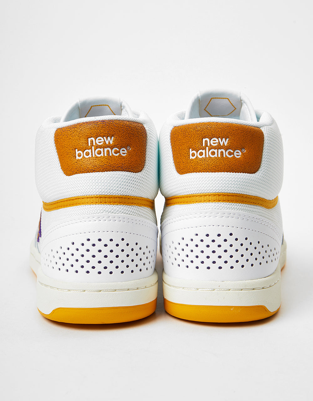 New Balance Numeric 440 Hi zapatos de skate - Blanco/Amarillo