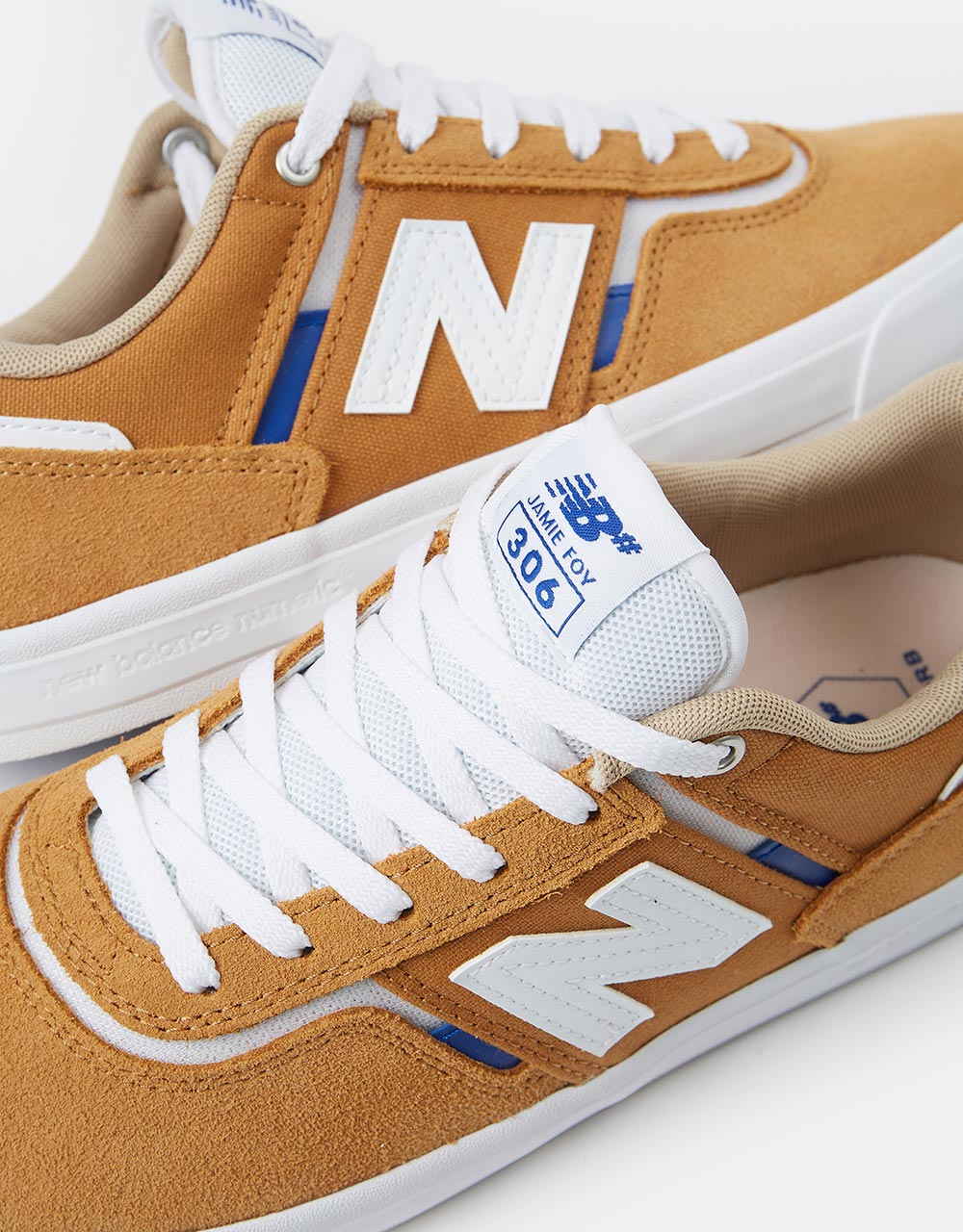 New Balance Numeric 306 Skateschuhe – Curry/Weiß