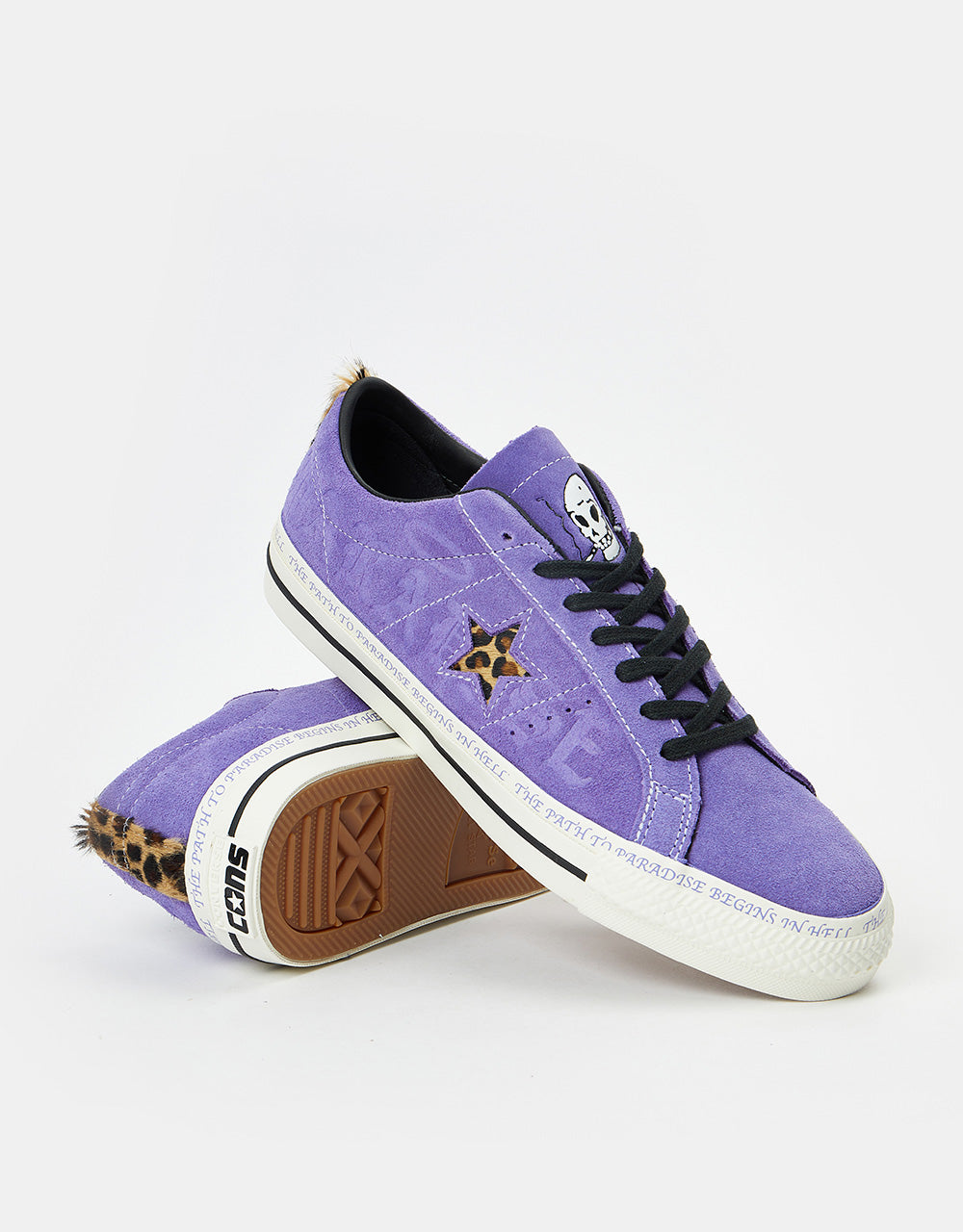 Converse x Paradise One Star Pro Sean Pablo zapatos de skate - Lila salvaje/Negro/Garza