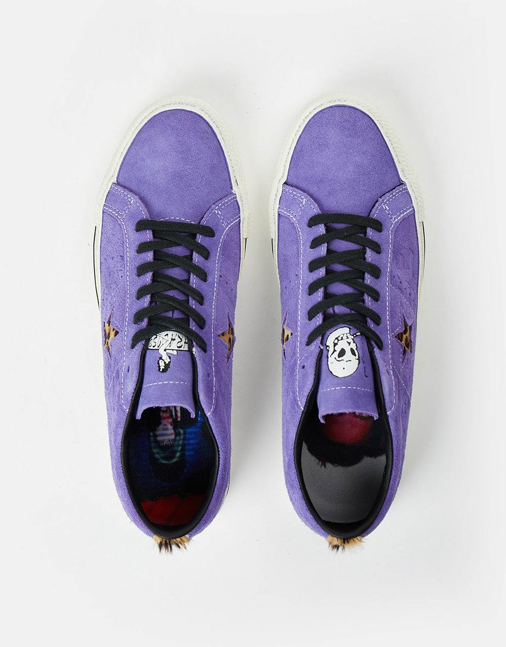 Chaussures de skate Converse x Paradise One Star Pro Sean Pablo - Lilas sauvage/Noir/Aigrette