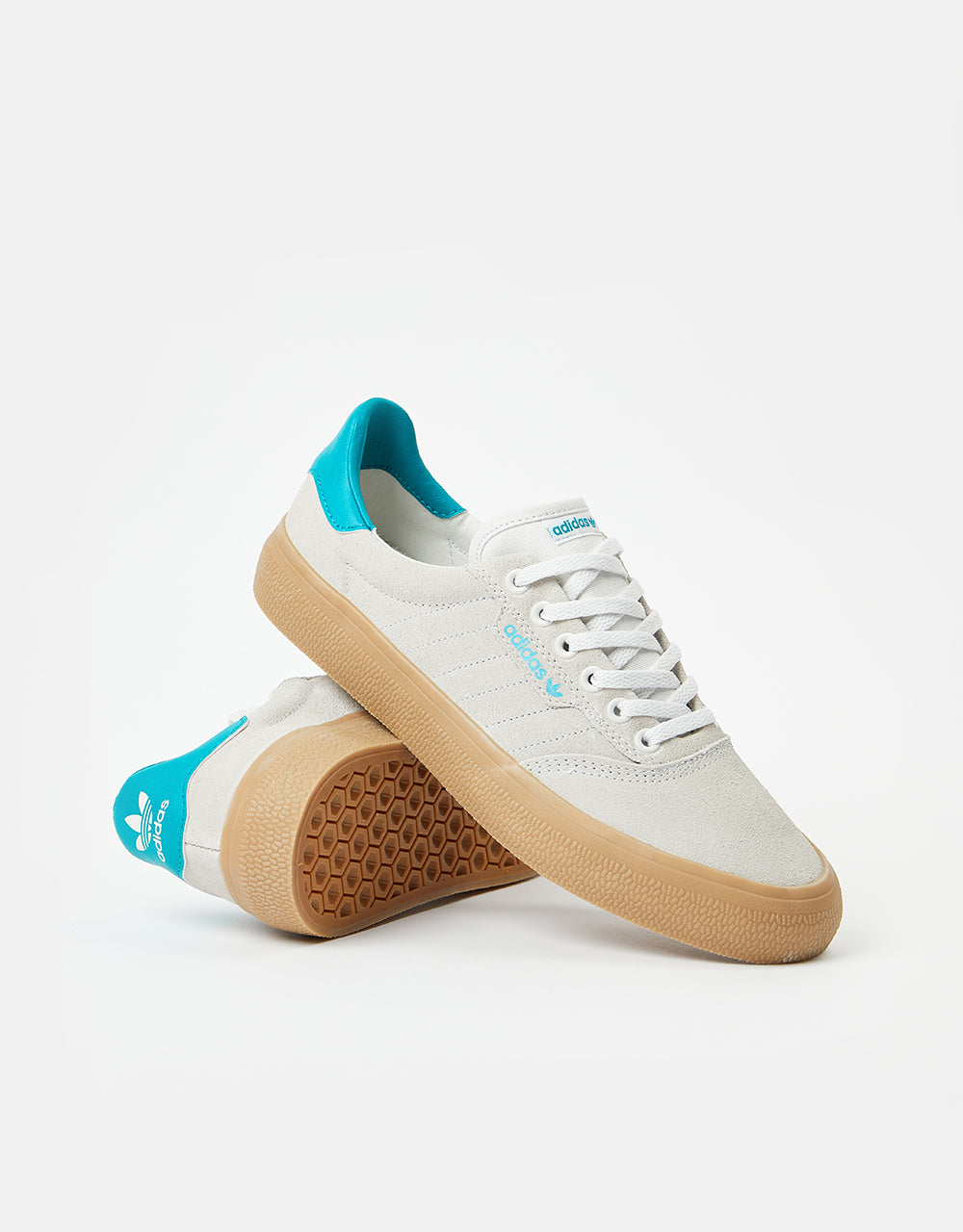 Chaussures de skate adidas 3MC - Blanc craie/Vert gloire/Gomme