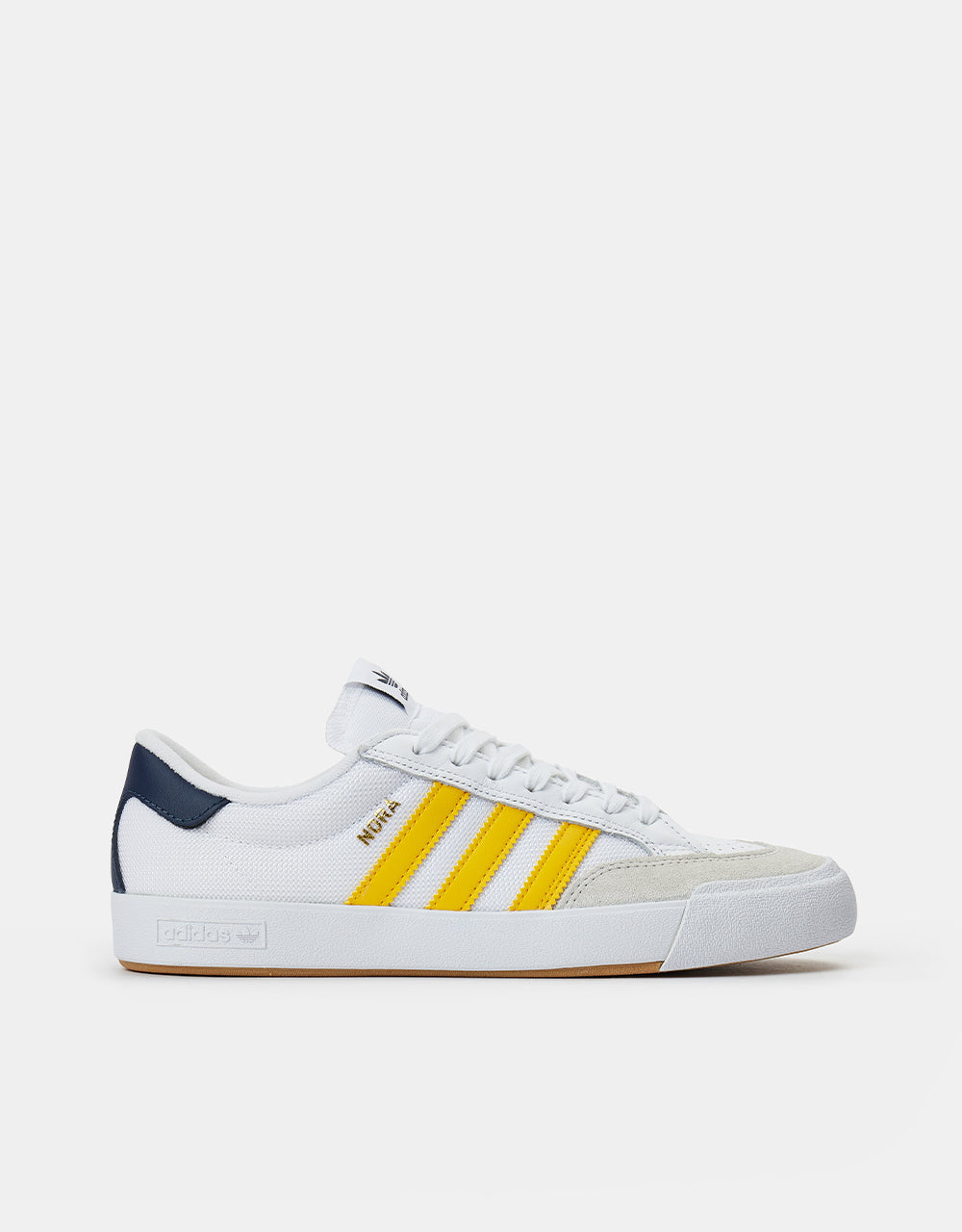 adidas Nora Skateschuhe – Weiß/Bold Gold/Collegiate Navy