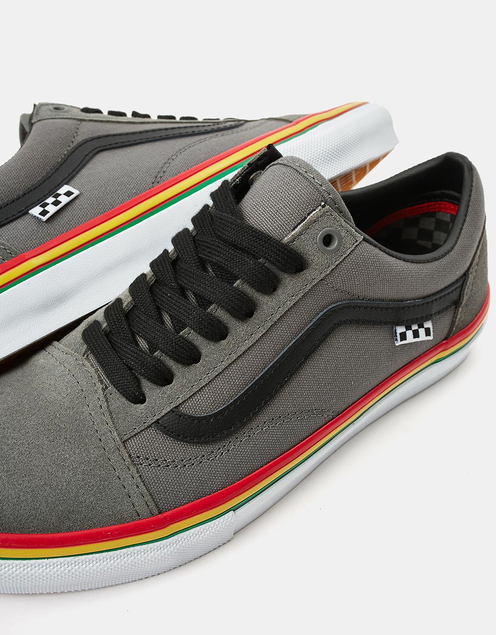 Vans Skate Old Skool Shoes - (Rasta) Grey