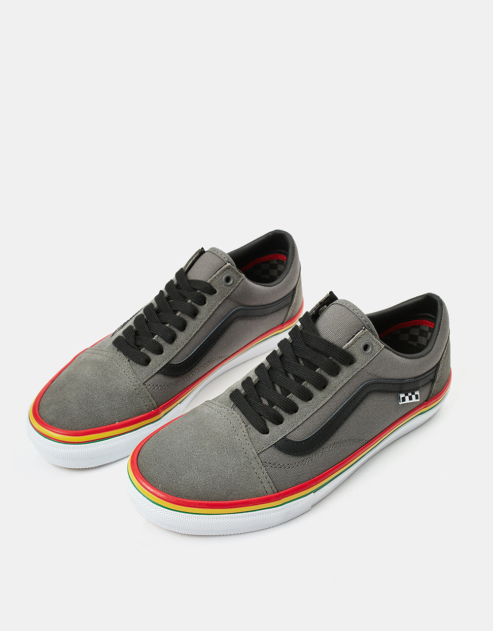 Scarpe Vans Skate Old Skool - (Rasta) Grigio