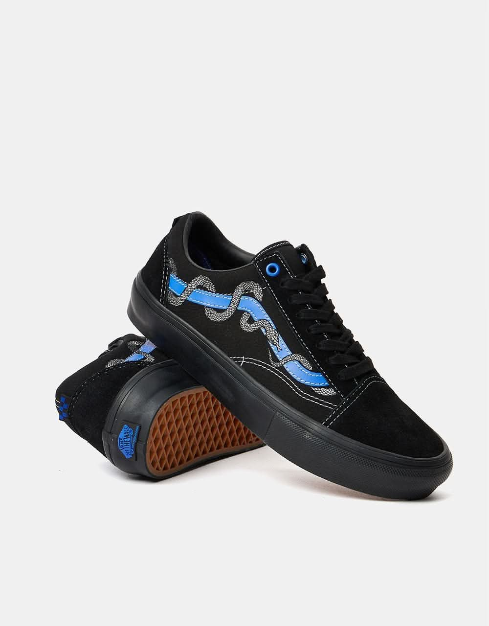 Vans Skate Old Skool Shoes - (Breana Geering) Blue/Black